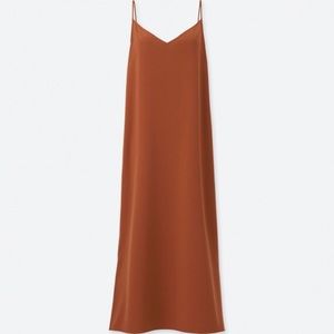 Uniqlo Terracotta Camisole Long Dress